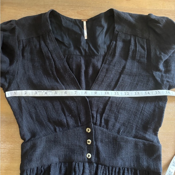 Free People “Love of my life” cotton midi dress, XS black, - Picture 10 of 11